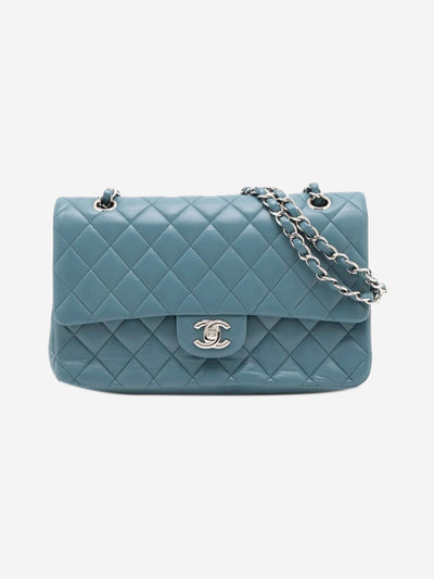 Blue 2012 medium lambskin Classic Double Flap bag Shoulder bags Chanel 