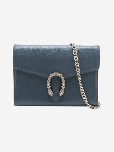 Dark blue Dionysus leather chain wallet Cross-body bags Gucci 