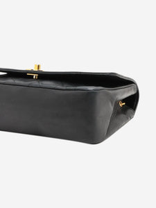 Chanel Black vintage 1989 lambskin Diana Single Flap bag