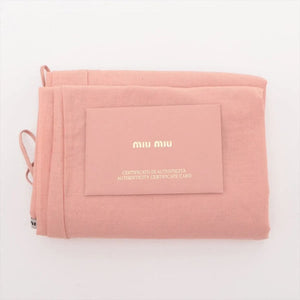 Miu Miu Black leather tote bag