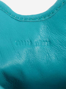 Miu Miu Blue Matelassé leather tablet case