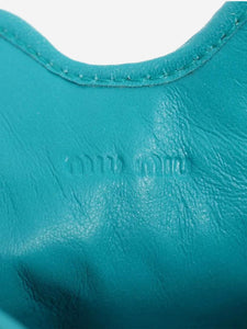 Miu Miu Blue Matelassé leather tablet case