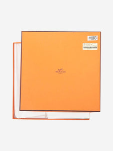 Hermes Pink silk spices scarf