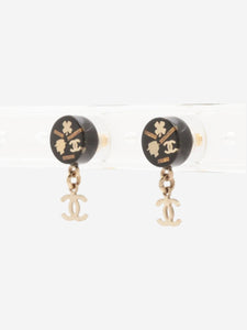 Chanel Black Coco Mark 05A earrings