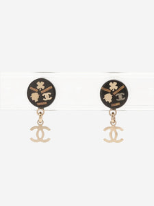 Chanel Black Coco Mark 05A earrings