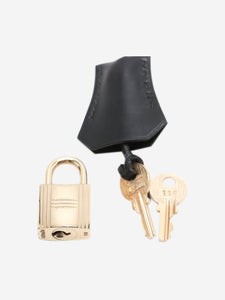 Hermes Noir vintage 1997 Kelly 35 Serie bag in Box Calf leather