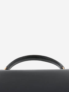 Hermes Noir vintage 1997 Kelly 35 Serie bag in Box Calf leather