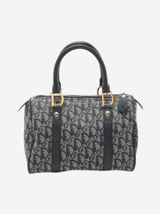 Dior Blue vintage 2004 Trotter canvas bag