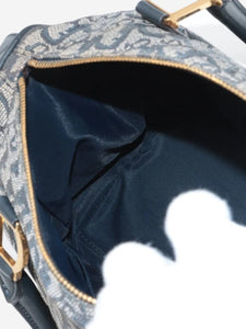 Dior Blue vintage 2004 Trotter canvas bag