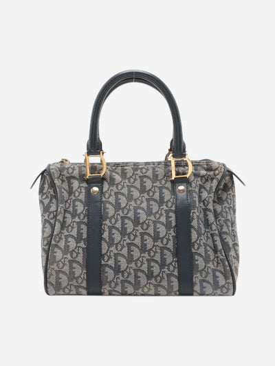 Blue vintage 2004 Trotter canvas bag Top Handle Bags Christian Dior 