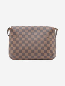 Louis Vuitton Brown vintage 2004 Damier Ebene Musette Tango shoulder bag