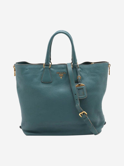 Blue Vitello Daino leather tote bag Tote Bags Prada 