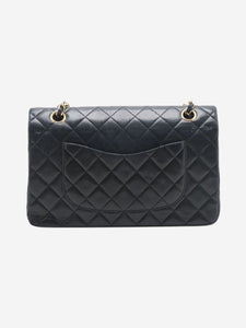 Chanel Black vintage 1989 medium lambskin Classic Double Flap bag