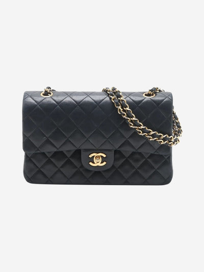 Chanel Black vintage 1989 medium lambskin Classic Double Flap bag Shoulder bags Chanel 