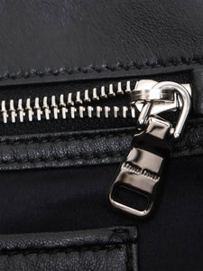 Miu Miu Black Nappa crystal Matelassé leather 2way bag