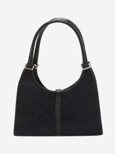 Gucci Black Jackie canvas shoulder bag
