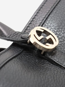 Gucci Black Miss GG leather tote bag