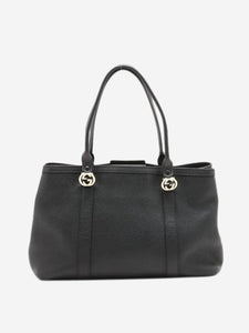 Gucci Black Miss GG leather tote bag