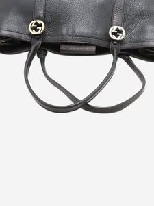 Gucci Black Miss GG leather tote bag