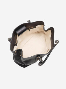Gucci Black Miss GG leather tote bag