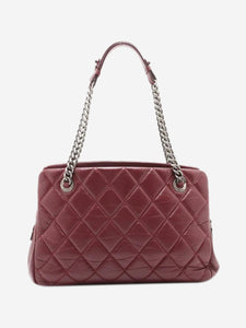 Chanel Chanel Burgundy 2012 Matelasse calfskin chain shoulder bag