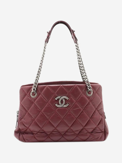 Chanel Burgundy 2012 Matelasse calfskin chain shoulder bag Shoulder bags Chanel 