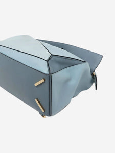 Loewe Light blue Puzzle leather 2way bag