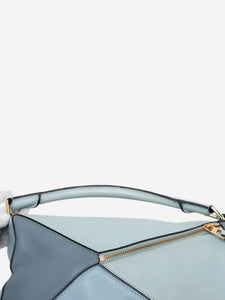 Loewe Light blue Puzzle leather 2way bag
