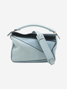Loewe Light blue Puzzle leather 2way bag