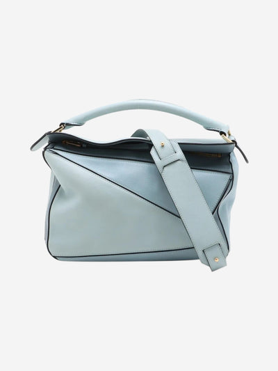 Light blue Puzzle leather 2way bag Shoulder bags Loewe 