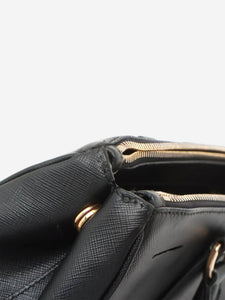 Prada Black Saffiano leather Galleria 2way bag