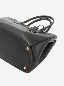 Prada Black Saffiano leather Galleria 2way bag