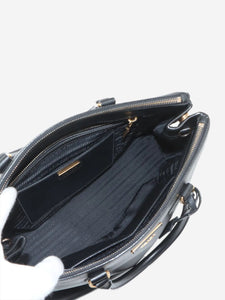 Prada Black Saffiano leather Galleria 2way bag