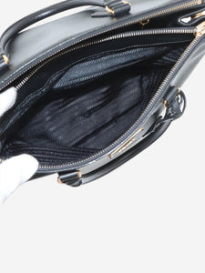 Prada Black Saffiano leather Galleria 2way bag