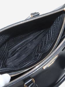 Prada Black Saffiano leather Galleria 2way bag