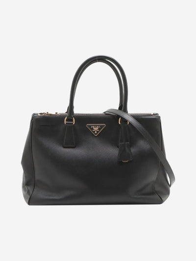 Black Saffiano leather Galleria 2way bag Shoulder bags Prada 