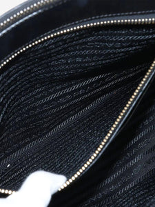 Prada Black Saffiano leather Galleria 2way bag