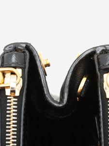 Prada Black Saffiano leather Galleria 2way bag
