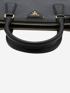 Prada Black Saffiano leather Galleria 2way bag