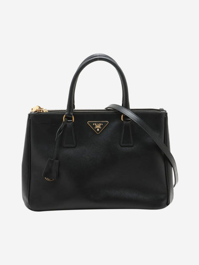 Black Saffiano leather Galleria 2way bag Shoulder bags Prada 
