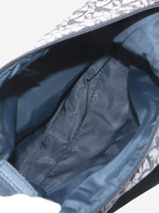 Dior Black vintage 2003 Trotter canvas shoulder bag