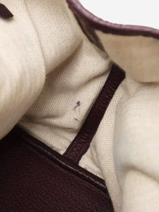 Hermes Burgundy 2008 Garden Party 36 PM tote bag