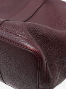 Hermes Burgundy 2008 Garden Party 36 PM tote bag