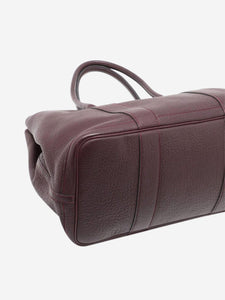 Hermes Burgundy 2008 Garden Party 36 PM tote bag
