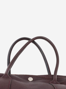 Hermes Burgundy 2008 Garden Party 36 PM tote bag