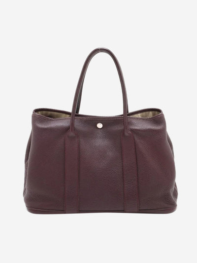 Burgundy 2008 Garden Party 36 PM tote bag Tote Bags Hermes 