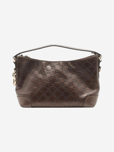 Brown Guccissima leather handbag Top Handle Bags Gucci 