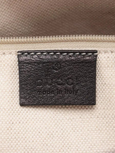 Gucci Black Guccissima leather top handle bag