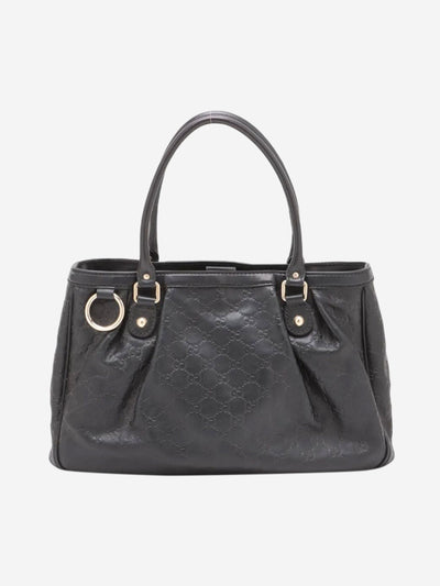 Black Guccissima leather top handle bag Top Handle Bags Gucci 