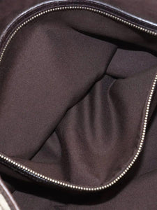 Gucci Brown GG canvas and leather tote bag